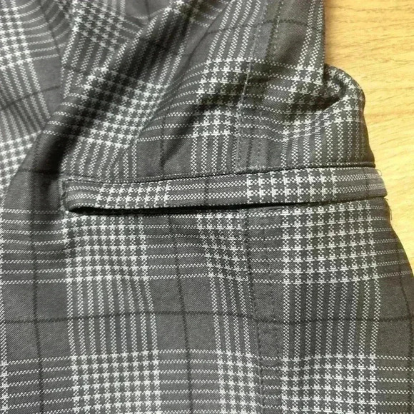 Pebble Beach Men’s 36 High Pro Golf Shorts Gray Plaid Hybrid | Stretch Quick Dry - Picture 5 of 5